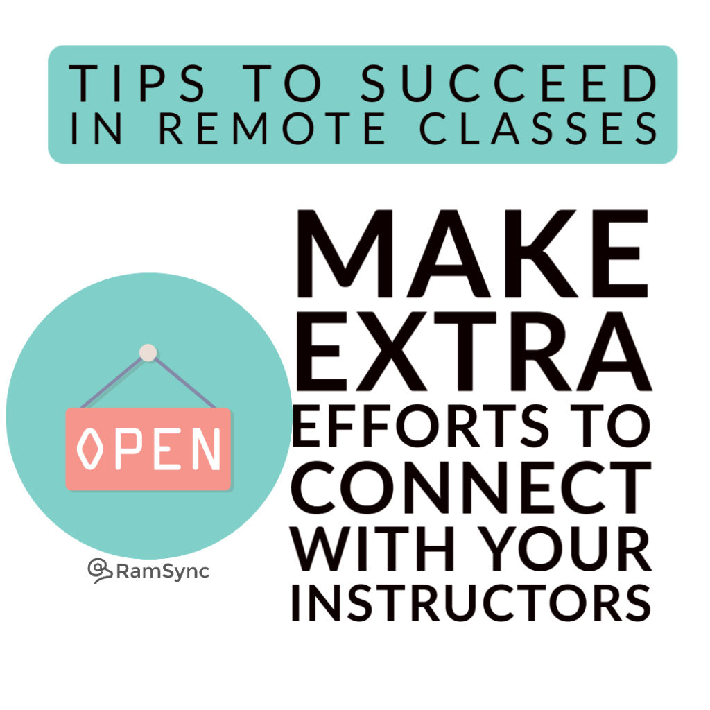 Tip 3: Connect with Instructors 