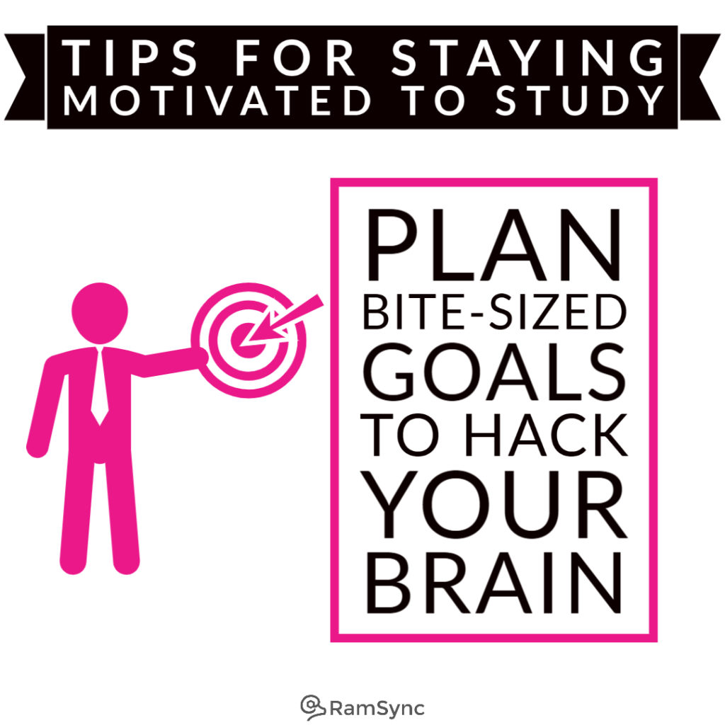 Study tip: Plan reasonable goals!